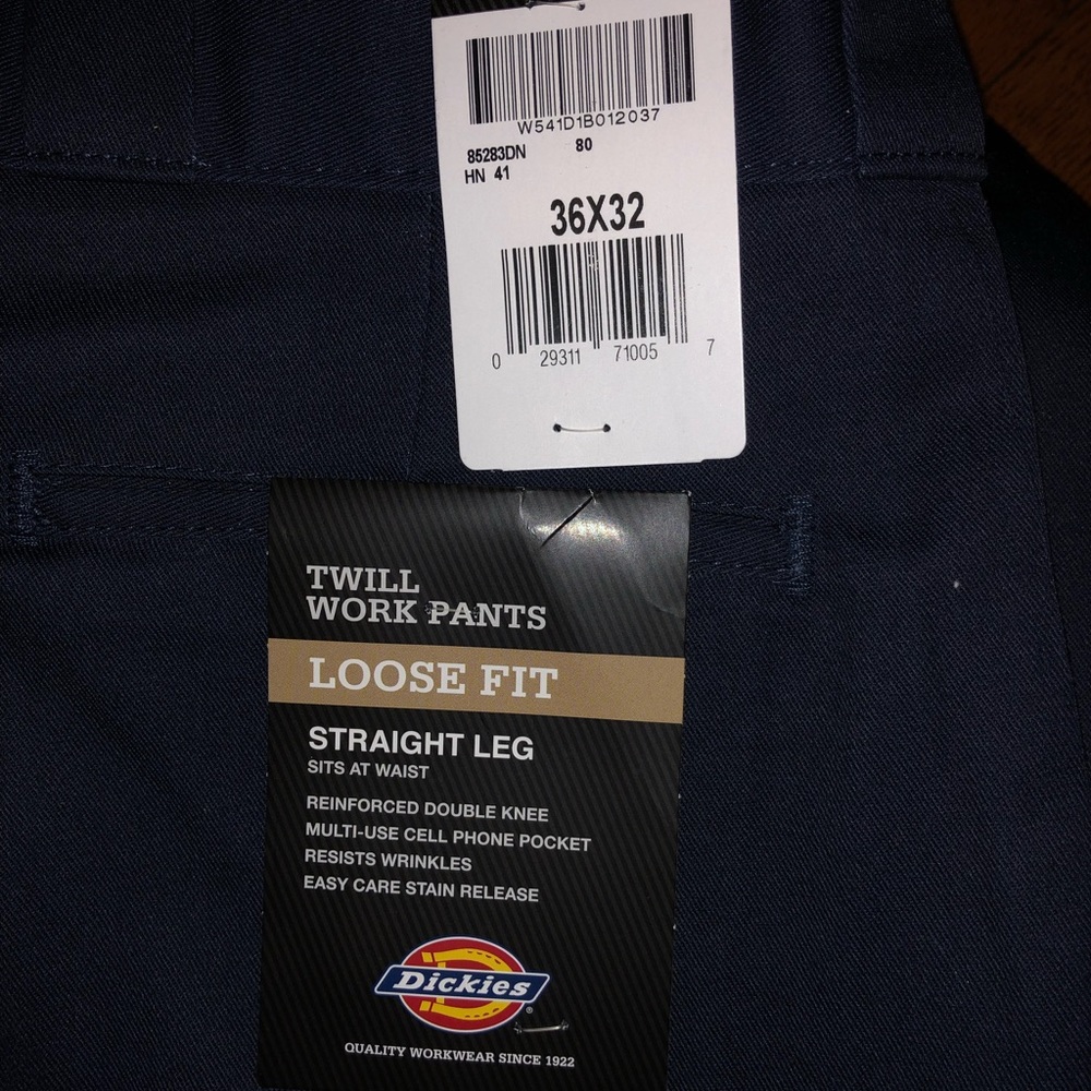 Dickies twill loose fit work pants